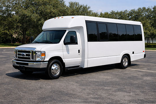 18-passenger minibus available for charter in Bethesda, MD